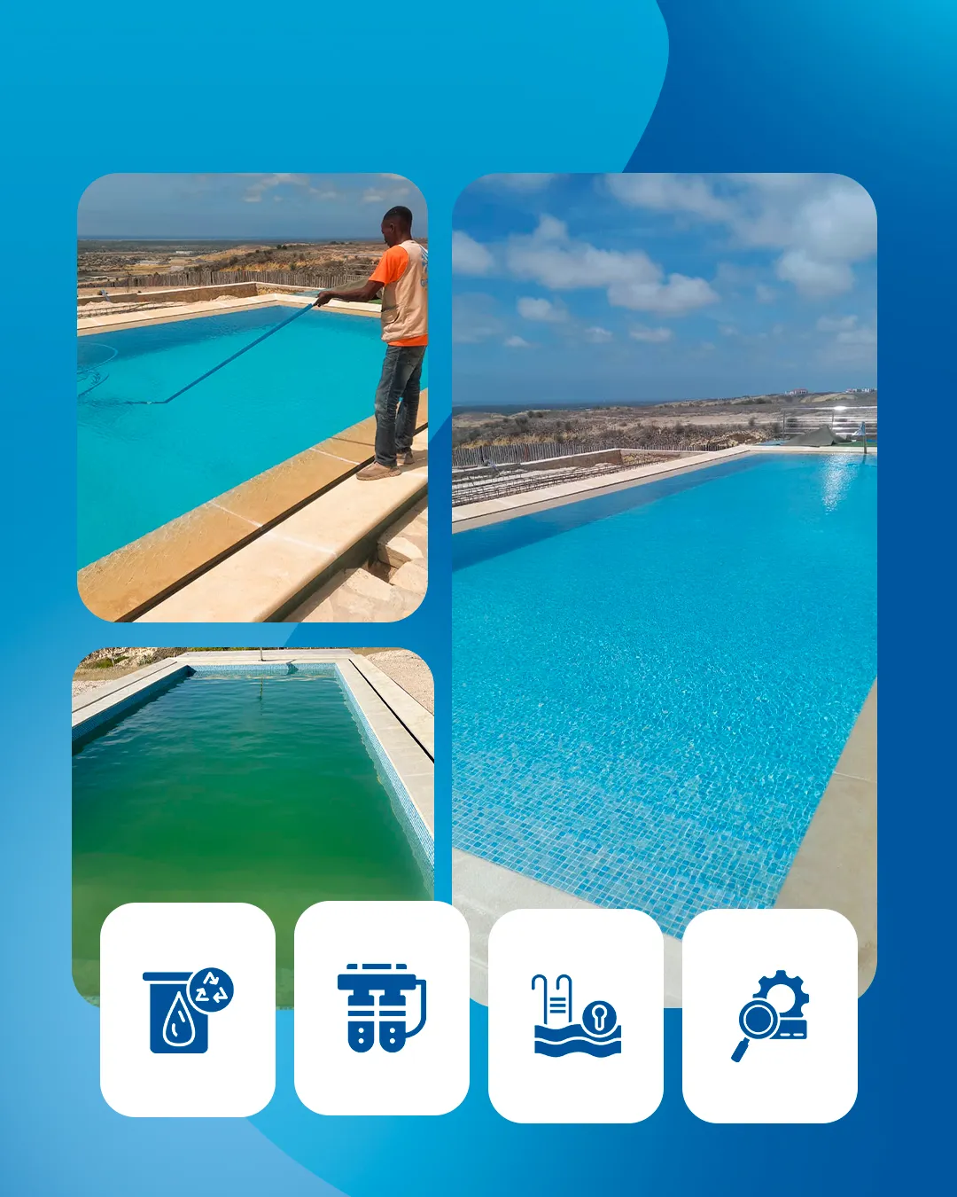 Construção e Manutenção de Piscinas